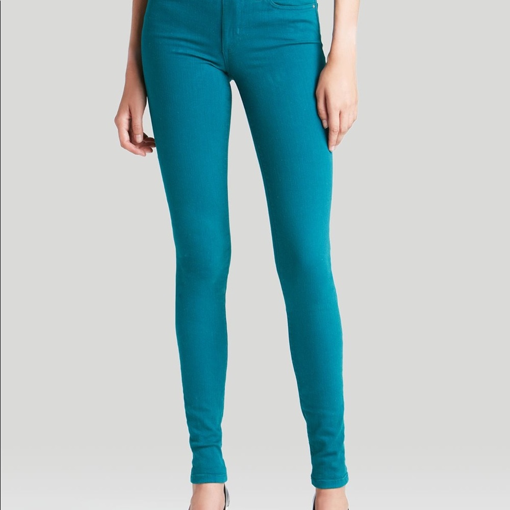 Joe’s Jeans size 29 skinny turquoise jeans EUC